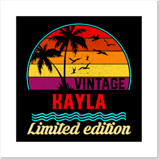 Vintage Kayla Limited Edition, Surname, Name, Second Name Posters and Art